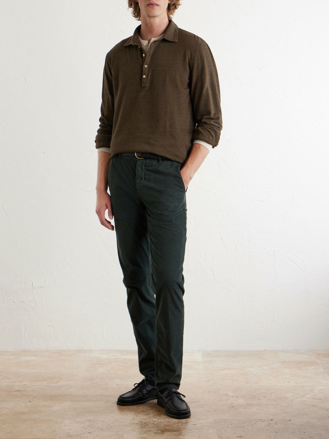 Massimo Alba - Raya Cotton and Cashmere-Blend Polo Shirt - Brown