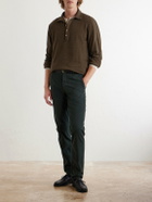 Massimo Alba - Raya Cotton and Cashmere-Blend Polo Shirt - Brown