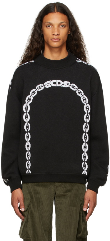 Photo: GCDS Black Chain Sweatshirt