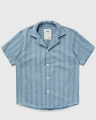 Oas Ancora Cuba Terry Shirt Blue - Mens - Shortsleeves