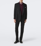 Kiton Pinstriped wool and cashmere suit