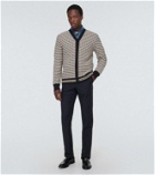 Burberry Checked cotton-blend cardigan