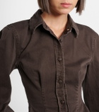 Magda Butrym Peplum denim jacket