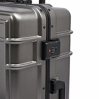 Eastpak Resist'r Luggage Case - Medium in Brushed Metal 
