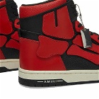AMIRI Men's Skel Top Hi-Top Sneakers in Black/Red