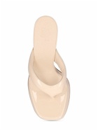 GIA BORGHINI - 100mm Patent Leather Thong Sandals