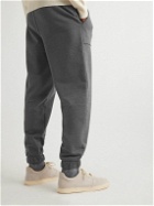Paul Smith - Tapered Cotton-Blend Jersey Sweatpants - Gray