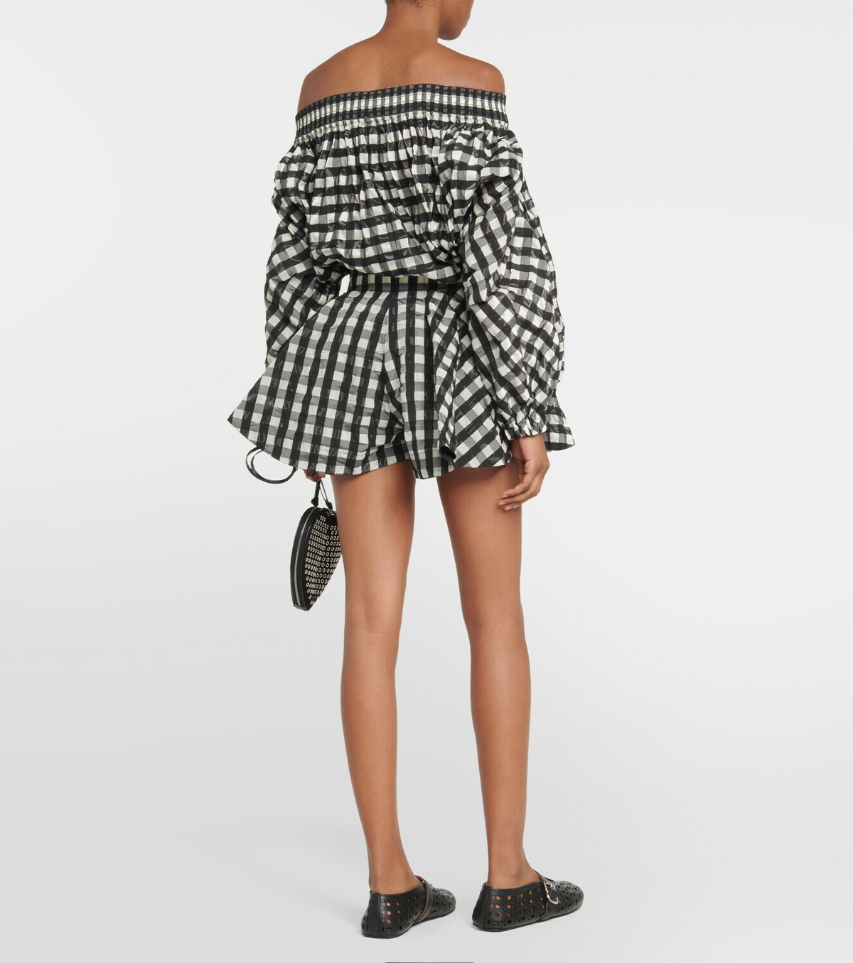 Alaïa Gingham shorts ALAÏA