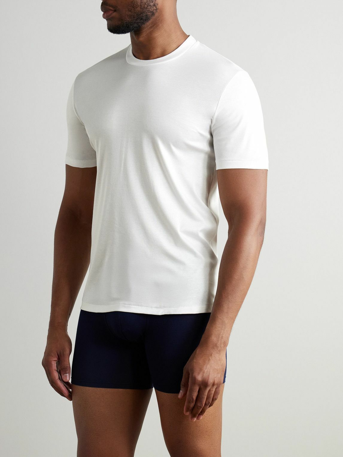 ZIMMERLI - Sea Island Cotton-Jersey T-Shirt - White