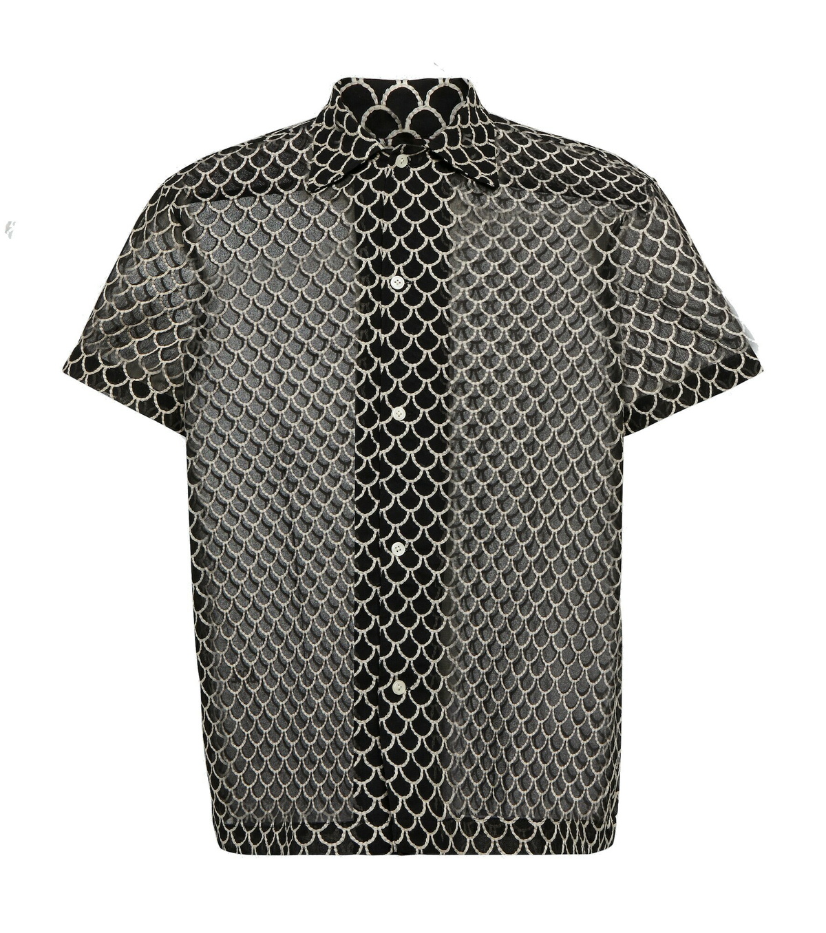 Bode - Siren embroidered semi-sheer shirt Bode 