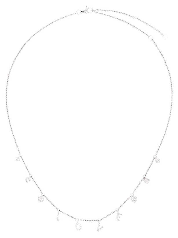 Photo: SHAY 18K White Gold Love Diamond Necklace