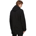 C.P. Company Black Nylon Long Jacket
