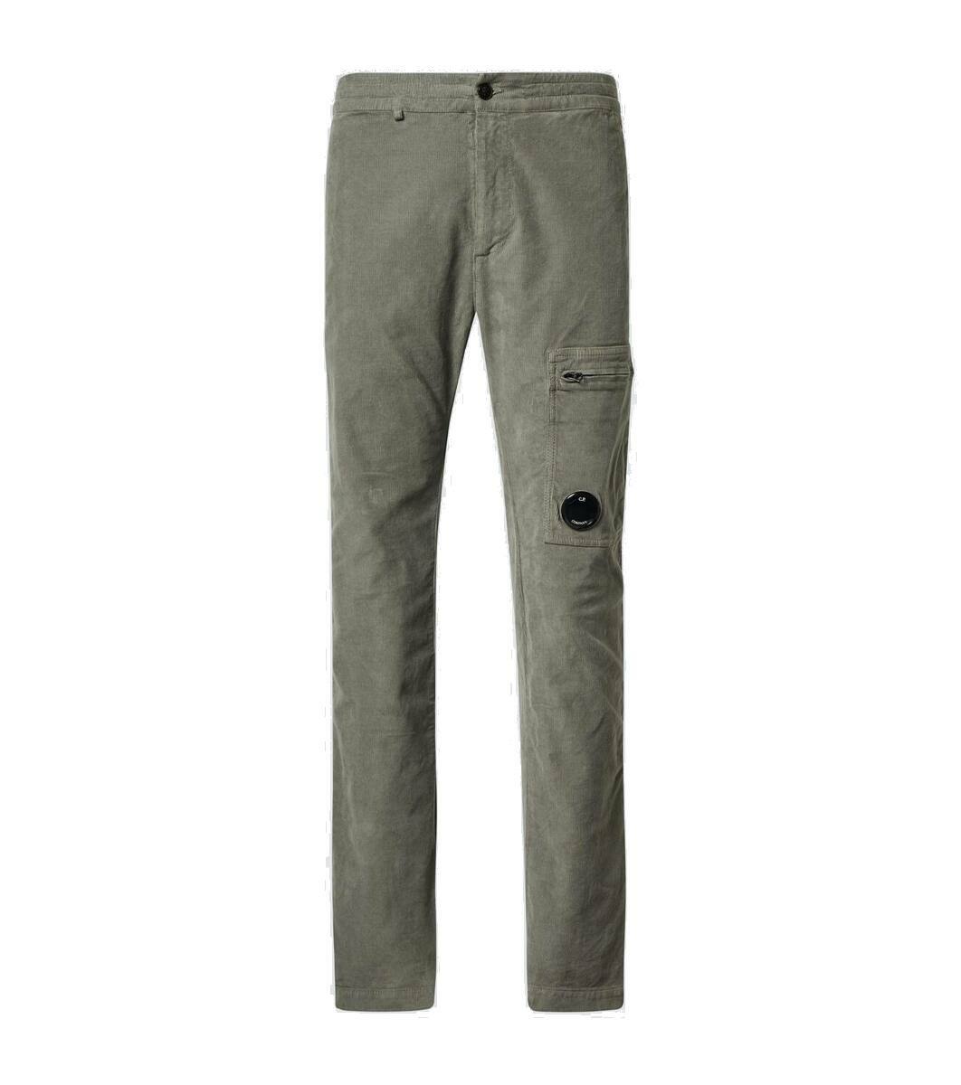 着画あり　CP company corduroy cargo pants C.P. Company Corduroy Regular Utility Pants Green Cargo