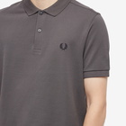 Fred Perry Authentic Men's Slim Fit Plain Polo Shirt in Gun Metal