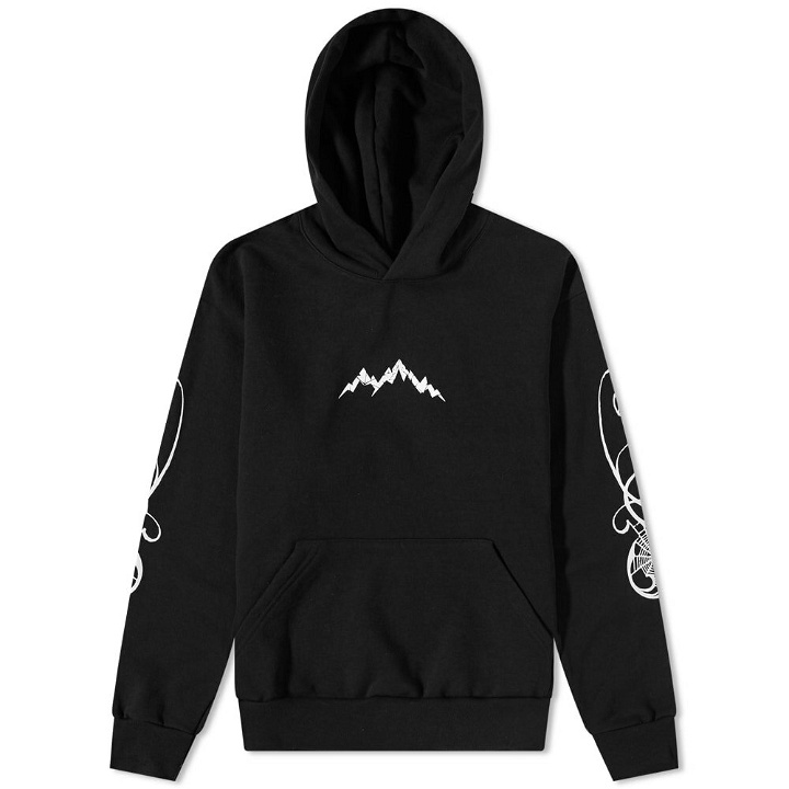 Photo: Afield Out Men's Spiderweb Hoody in Black
