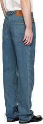 Burberry Blue Check Pocket Jeans