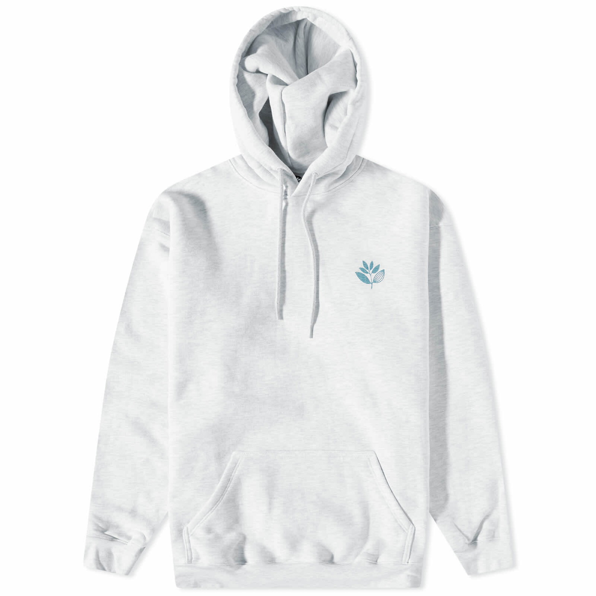 Magenta Men's Deep Plant Hoodie in Ash