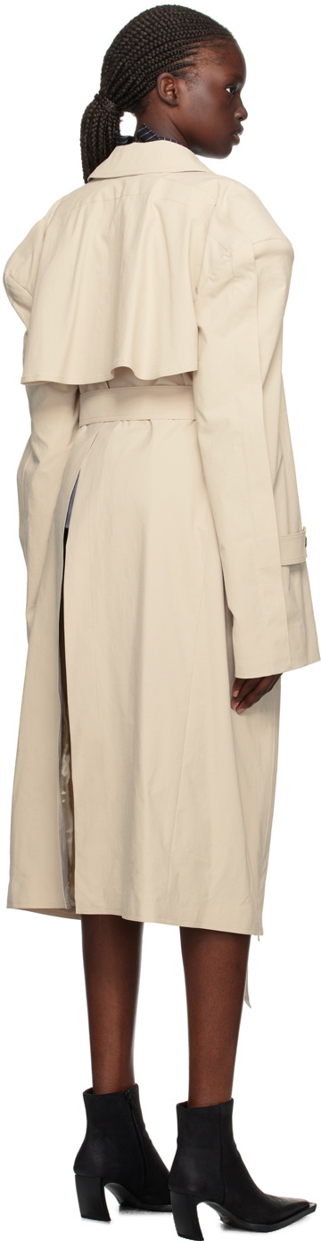 SRVC Beige Trench Coat