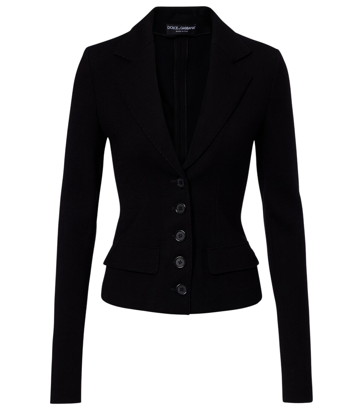 Dolce&Gabbana Cropped wool-blend tweed jacket Dolce & Gabbana
