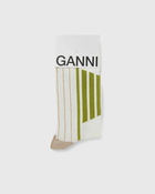 Ganni Sporty Socks Beige - Womens - Socks