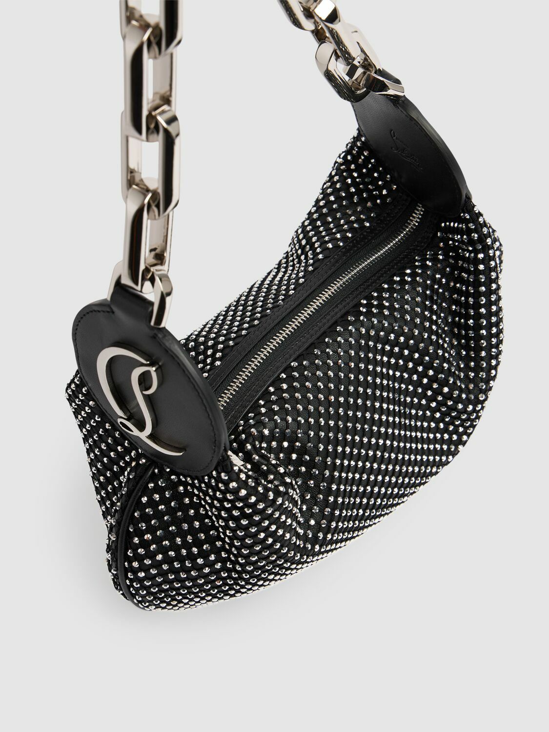 CHRISTIAN LOUBOUTIN Le 54 Chain Leather Shoulder Bag
