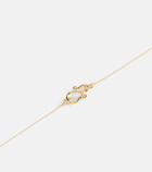Sophie Bille Brahe Petit Soleil 18kt gold pendant necklace with diamonds