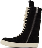 Rick Owens Black Cargobasket Sneakers