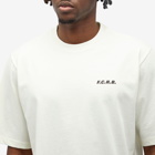 F.C. Real Bristol Men's Circle Logo T-Shirt in Off White