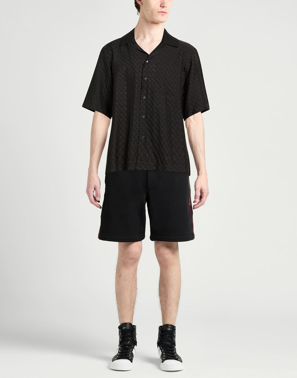 Mcqueen Mens Shirt in Black