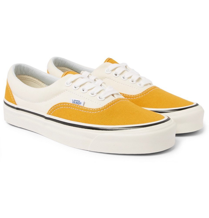 Photo: Vans - Anaheim Era 95 DX Two-Tone Canvas Sneakers - Men - Yellow