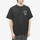 SOPHNET. Men's Heart T-Shirt in Black