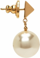 Valentino Garavani Gold Rockstud Pearl Earrings