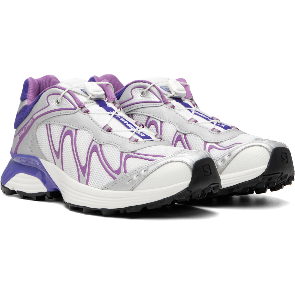 Salomon Purple & Silver XT-Whisper Sneakers