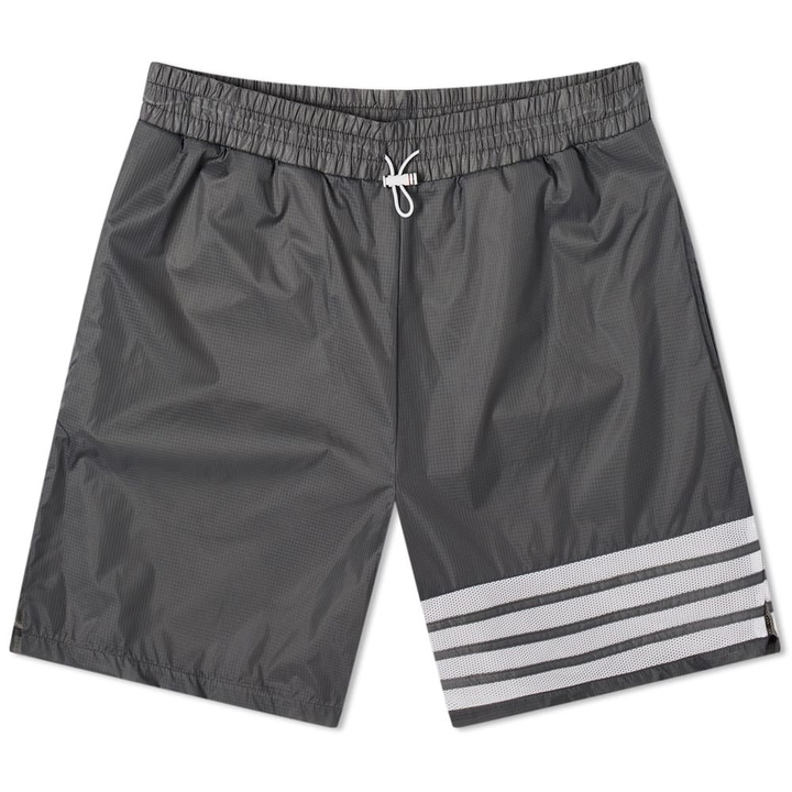 Photo: Thom Browne Engineered Stripe Nylon Short