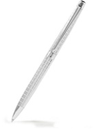 Caran D'Ache - Léman Slim Lights Textured Rhodium- and Silver-Plated Ballpoint Pen