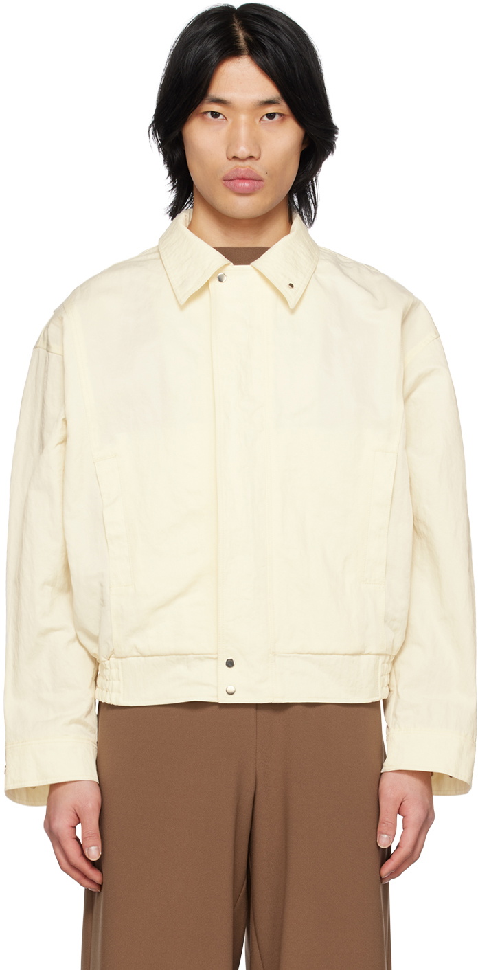 Birrot SSENSE Exclusive Off-White Giwa Bomber Jacket Birrot