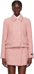 Versace Pink Raglan Blazer
