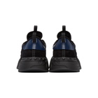 Valentino Black and Navy Valentino Garavani Rockrunner Plus Sneakers