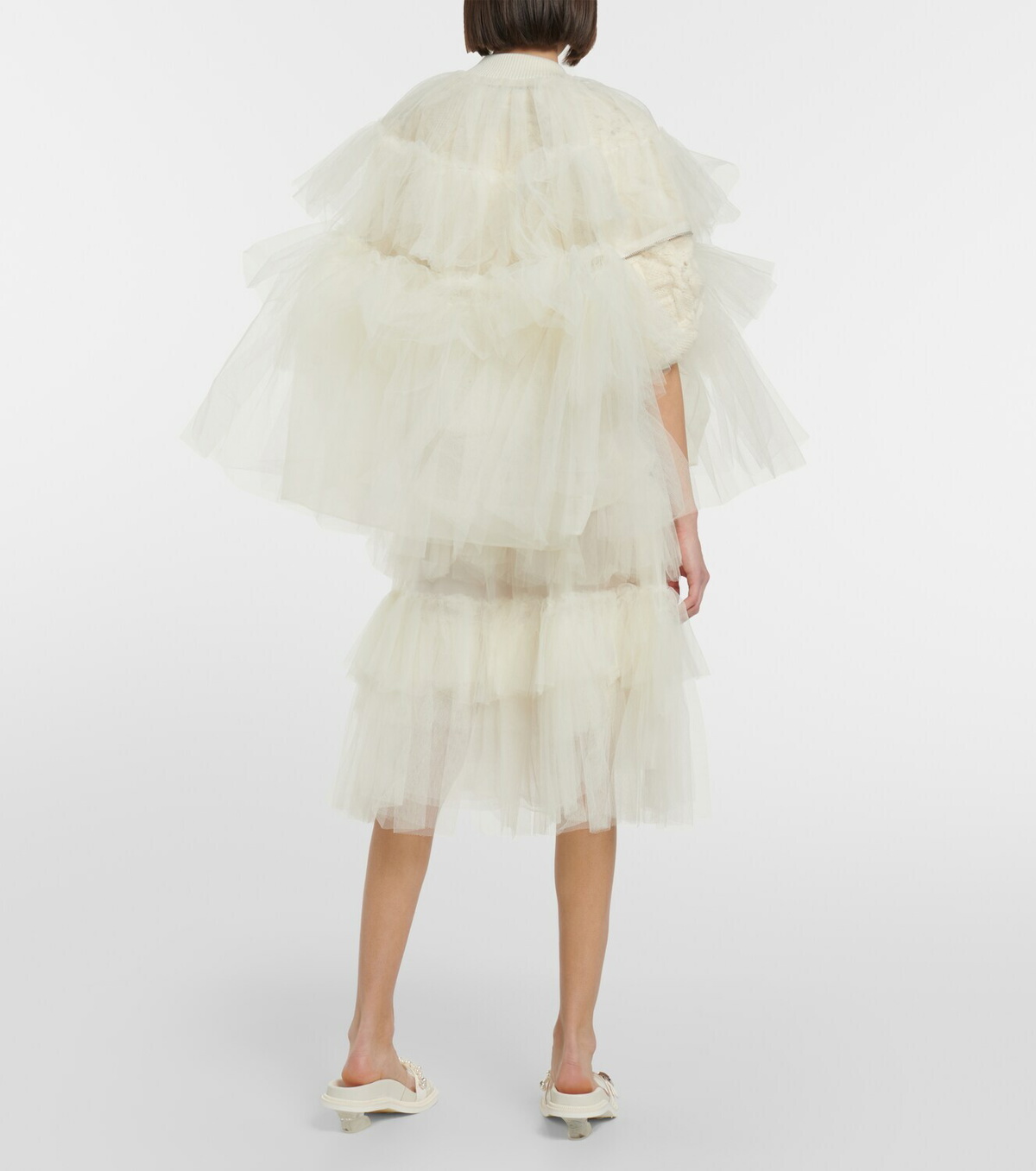 Simone Rocha - Tiered tulle jacket