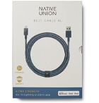 Native Union - XL Belt Lightning Cable - Blue