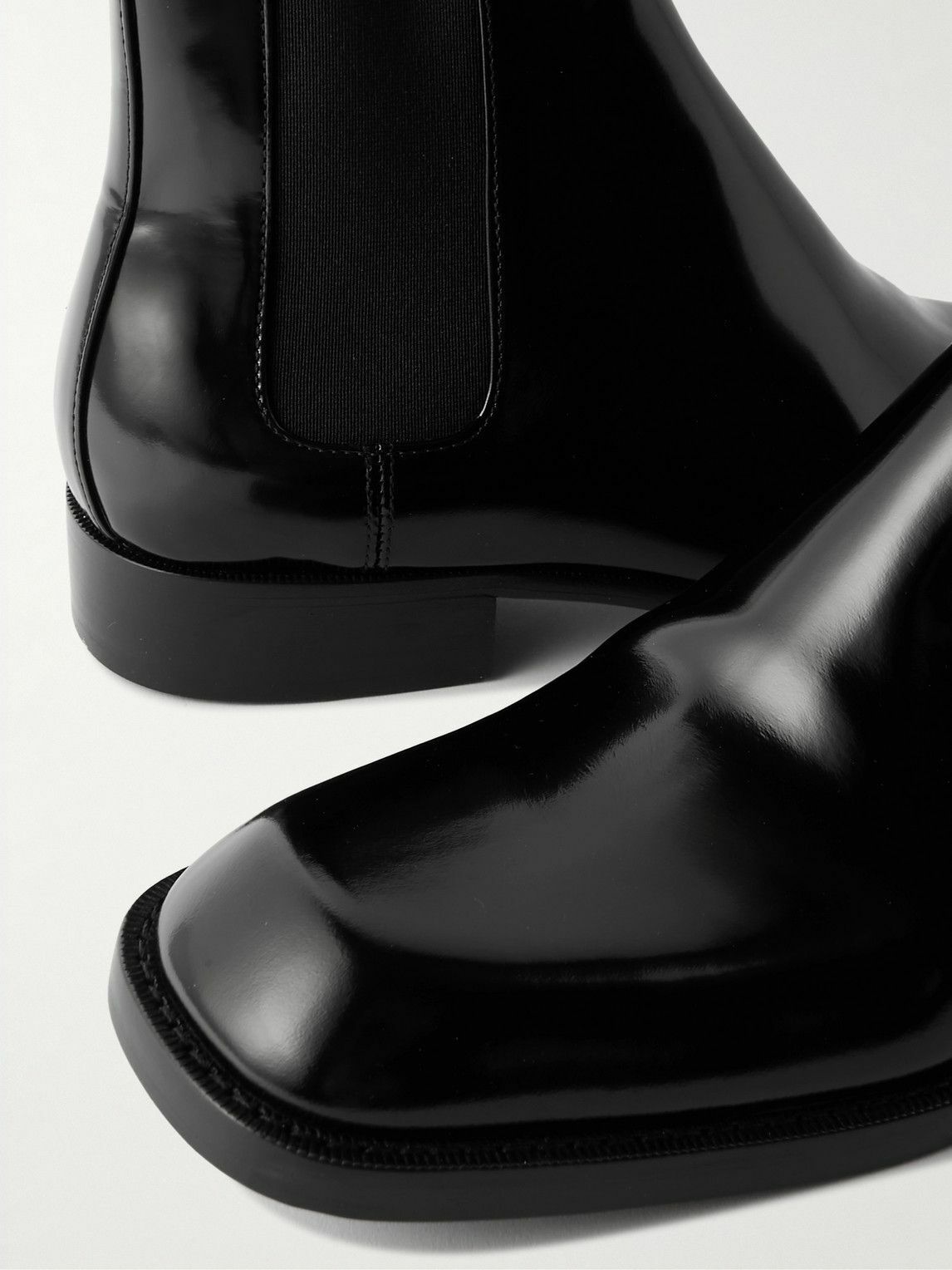 SAINT LAURENT - Vadim Polished-Leather Chelsea Boots - Black 