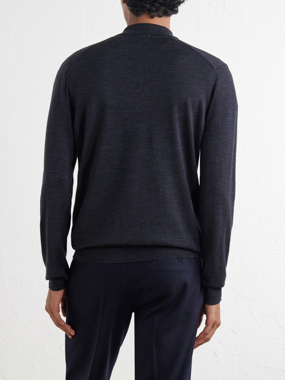 Sunspel - Merino Wool Sweater - Gray