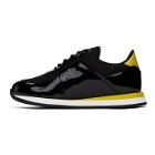 Giuseppe Zanotti Black and Yellow Megatron Sneakers