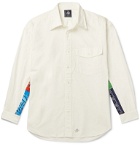 J.Press - Oversized Button-Down Collar Bandana-Detailed Cotton Oxford Shirt - White