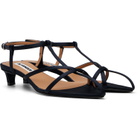 Jil Sander Navy Cage Low-Heel Sandals