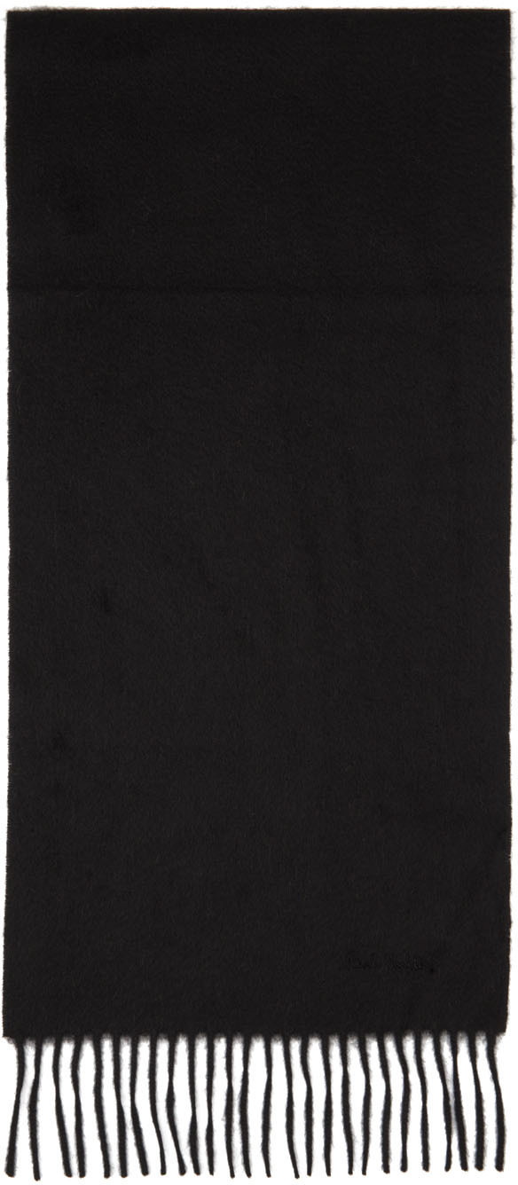 Paul Smith Black Cashmere Scarf