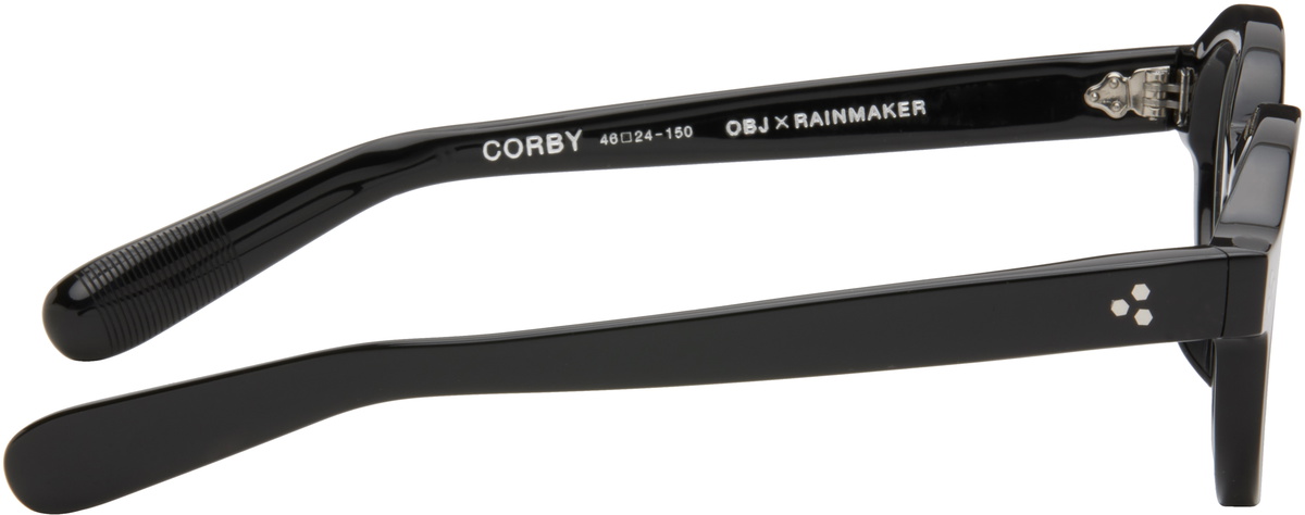 RAINMAKER KYOTO Black OBJ Edition Corby Glasses