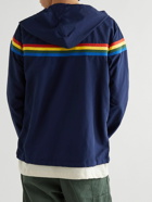 Outerknown - Nostalgic Striped ECONYL Shell Hooded Jacket - Blue