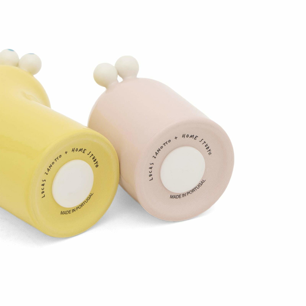 Home Studyo x Lucas Zanotto Salt & Pepper Shakers in Yellow/Pink 