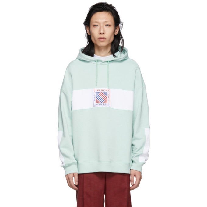 Photo: Givenchy Green 4G Patch Hoodie